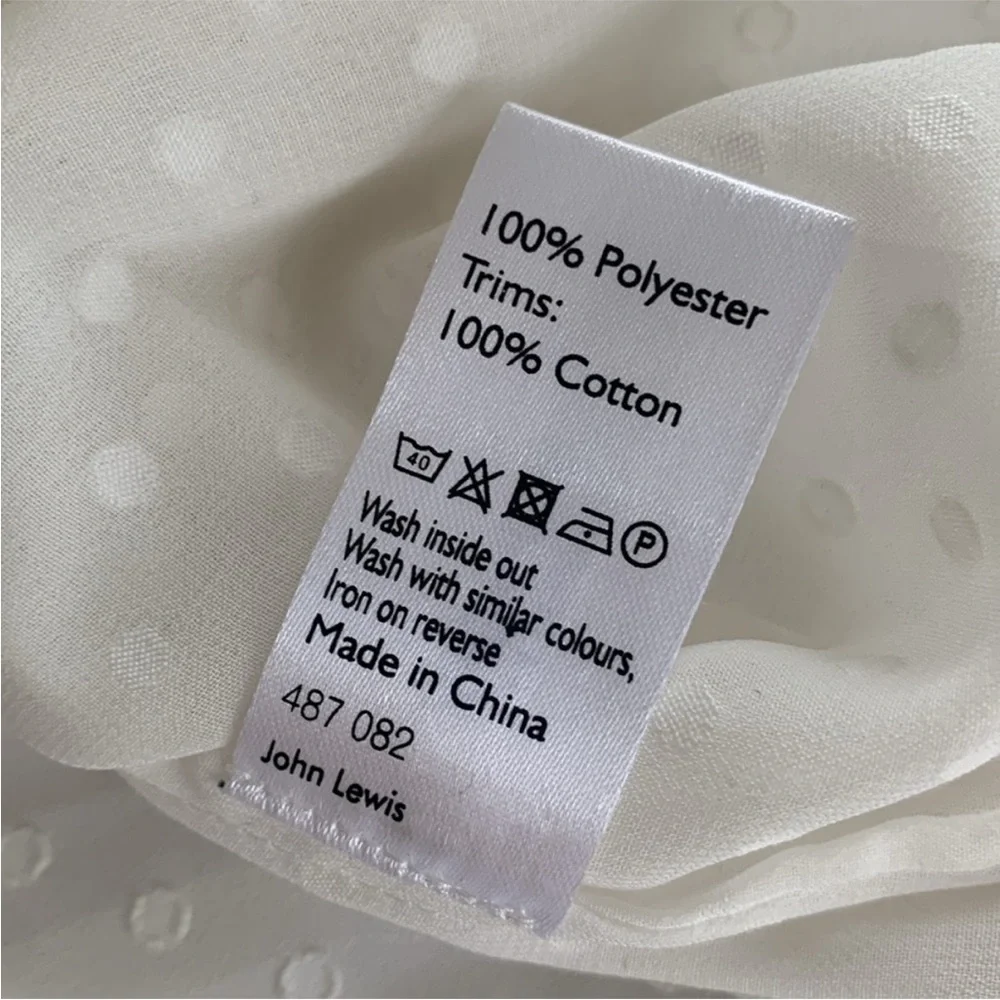 Somerset By Alice Temperley Ivory Dot Sheer Long Sleeve Kate Middleton Blouse 6 - Picture 14 of 14